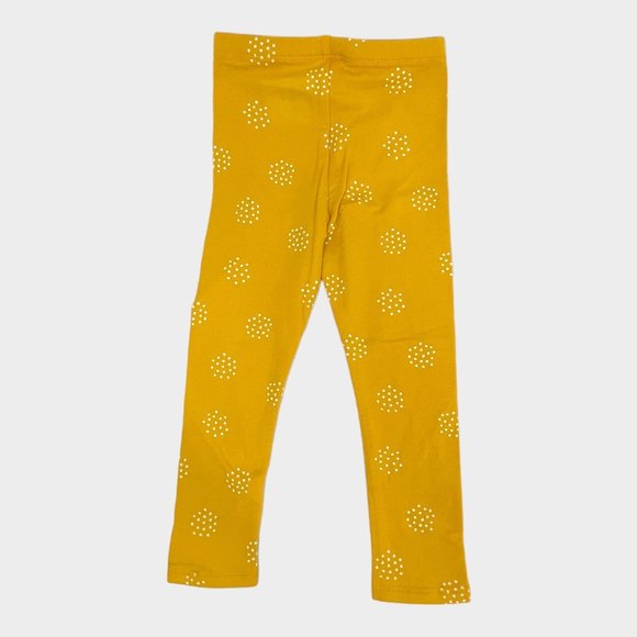 Girls Leggings Yellow Cat & Jack Size 3T - Picture 2 of 3
